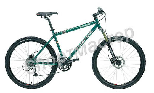 Спортмастер, Велосипед горный 26 EXPLOSIF зеленый