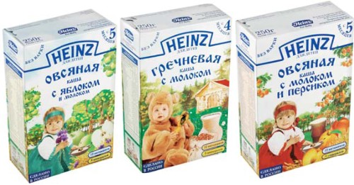Рамстор, Heinz, детская молочная каша