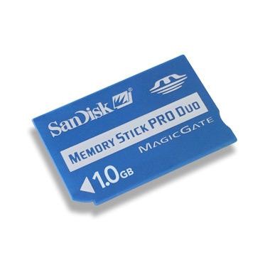 М.Видео, Карта памяти MemoryStick Duo Pro SanDisk 1Gb/MS ProDuo