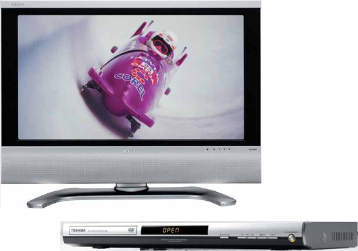 Метро, ЖК телевизор Sharp 32P50/55E+DVD плеер TOSHIBA SD-150