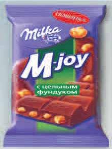 Метро, Шоколад MILKA M-JOY                  