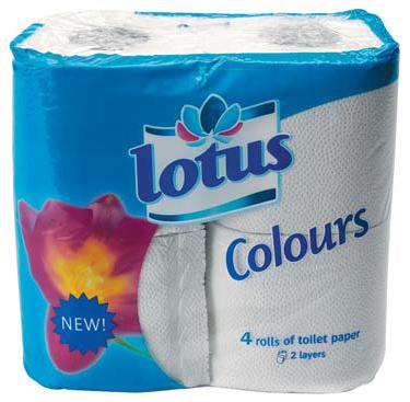 Рамстор, Lotus Colours туалетная бумага    