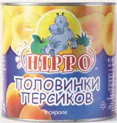 Метро, Персики половинки в сиропе HIPPO                 
