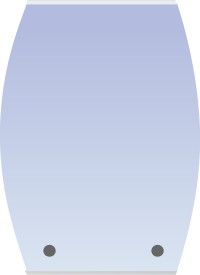 Касторама, FBS, Зеркало (30/40x55 см)