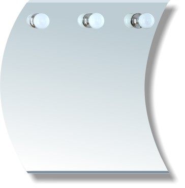 Максидом, FBS, Зеркало со светильниками (70x70 см)