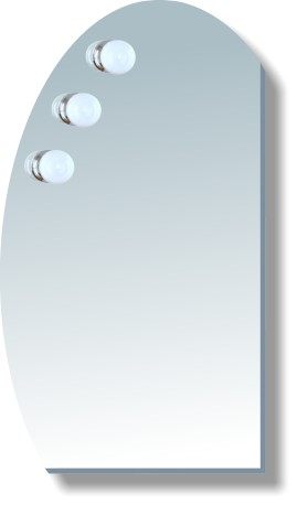 Леруа Мерлен, Зеркало со светильниками (50x90 см)