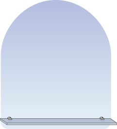 Максидом, Зеркало с полочкой (60x70 см)