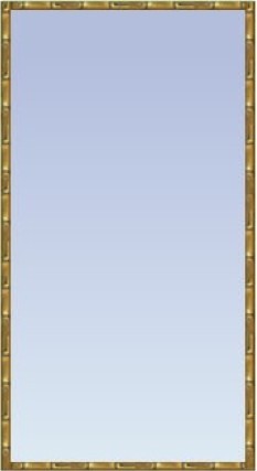 Твой Дом, Зеркало с багетом (67x127 см)