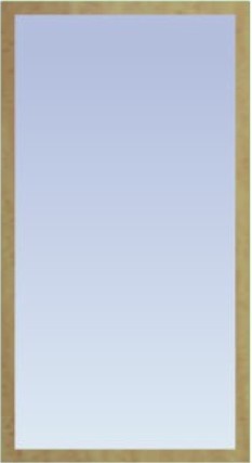 Твой Дом, Зеркало с багетом (70x130 см)
