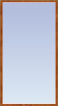 Максидом, Зеркало с багетом (67x127 см)