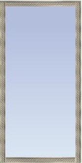 Твой Дом, Bauform, Зеркало с багетом (48x98 см)