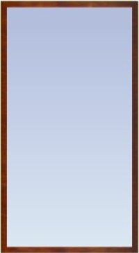 Касторама, Bauform, Зеркало с багетом (57x107 см)