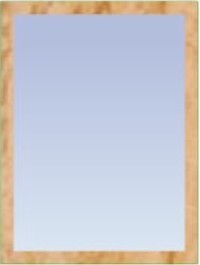 Касторама, Bauform, Зеркало с багетом (60x80 см)