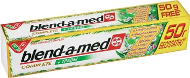 Рамстор, Blend-a-Med Complete + Herbal Dual Action, зубная паста