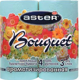 Рамстор, Aster Bouquet, ароматизированная туалетная бумага