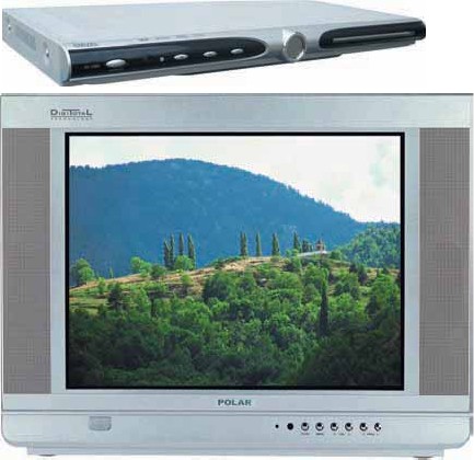 Метро, Телевизор POLAR 72CTV3260/65+ DVD плеер POLAR DVD3080