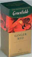 Метро, Чай GREENFIELD Ginger Red