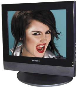 ЭТО, HITACHI C15-LC880SNT LCD телевизор с абсолютно плоским экраном 15” (38 см) 