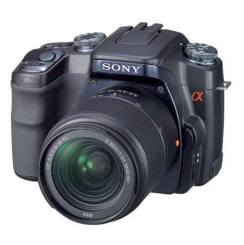 ЭТО, SONY DSLR-A100K Цифровой зеркальный фотоаппарат с обьективом Alfa