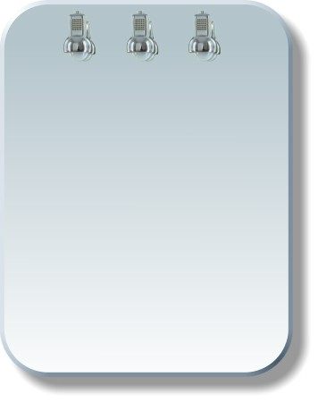 Максидом, FBS, Зеркало со светильниками (70x90 см)