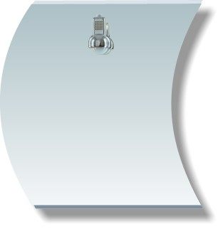 Максидом, Зеркало со светильником (60x60 см)