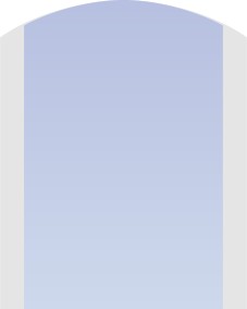Касторама, Зеркало Bauform, (60x75 см)