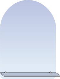 Касторама, Зеркало с полочкой (50x70 см)