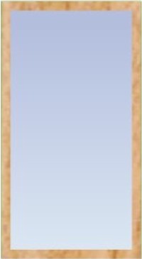 Касторама, Bauform, Зеркало с багетом (60x110 см)