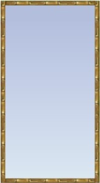 Твой Дом, Зеркало с багетом (57x107 см)