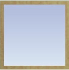Твой Дом, Зеркало с багетом (70x70 см)