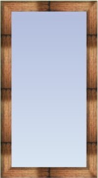 Касторама, Зеркало с багетом (64x114 см)