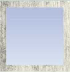 Твой Дом, Зеркало с багетом (74x74 см)