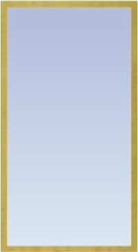 Максидом, Bauform, Зеркало с багетом (57x107 см)