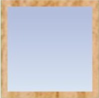 Твой Дом, Зеркало с багетом (60x60 см)